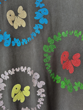 Three Sparkly Circles — Washed Black Short Sleeve